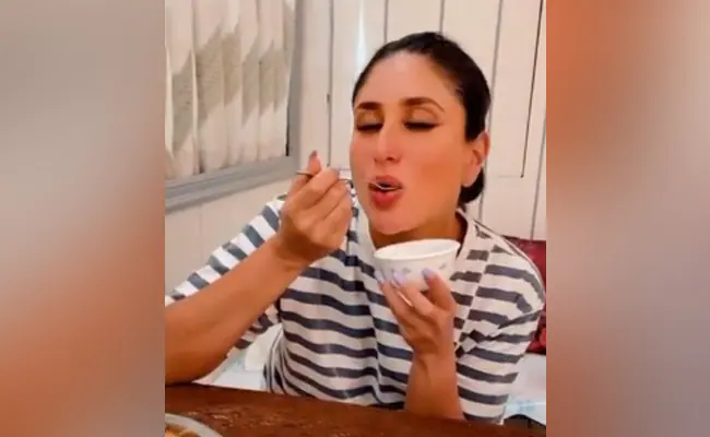 As Promised, Kareena Kapoor Relishes Moong Dal Ka Halwa. Saba Pataudi Says “You are A Riot”