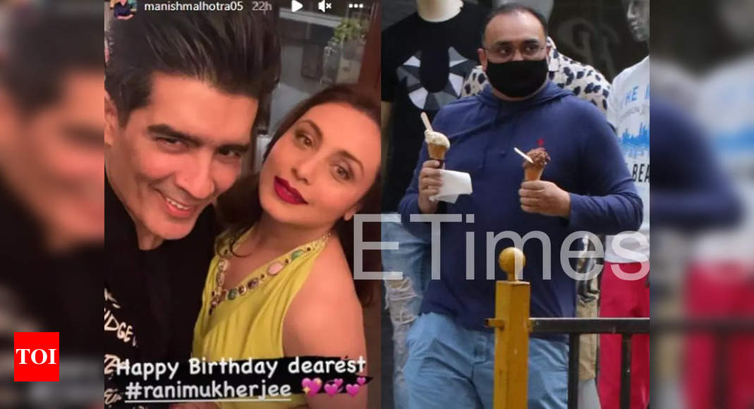 Inside photos from Rani Mukerji’s birthday celebration with Karan Johar, Aditya Chopra, Anil Kapoor – Occasions of India